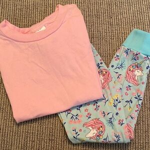 ⭐ 3 for $15 ⭐ - Pink and Blue Unicorn Pajama Set